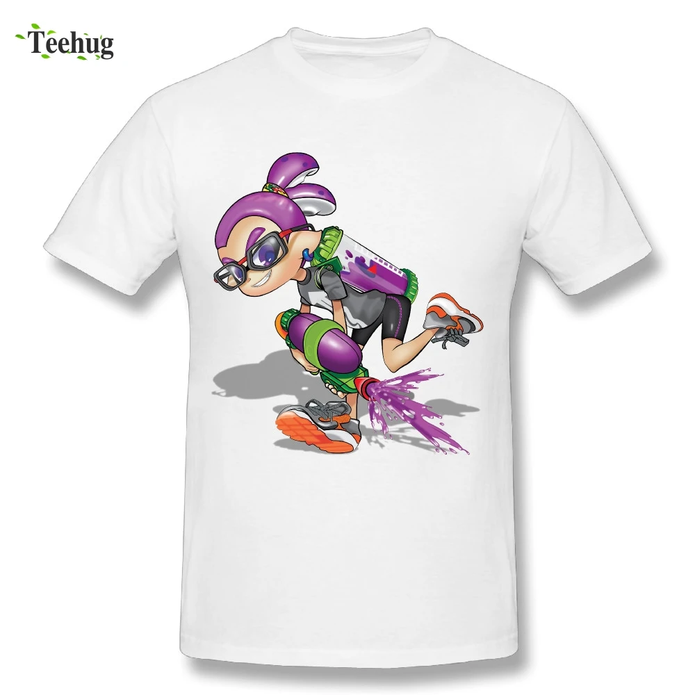 Graphic Men's Splatoon T Shirt Cool Game Splatoon Cotton T-shirt