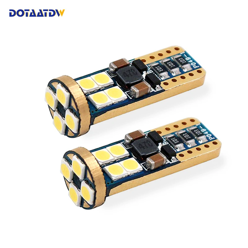 2x Высокая мощность 3030 CREE чип T10 W5W CANBUS без ошибок Автомобильный светодиодный DRL