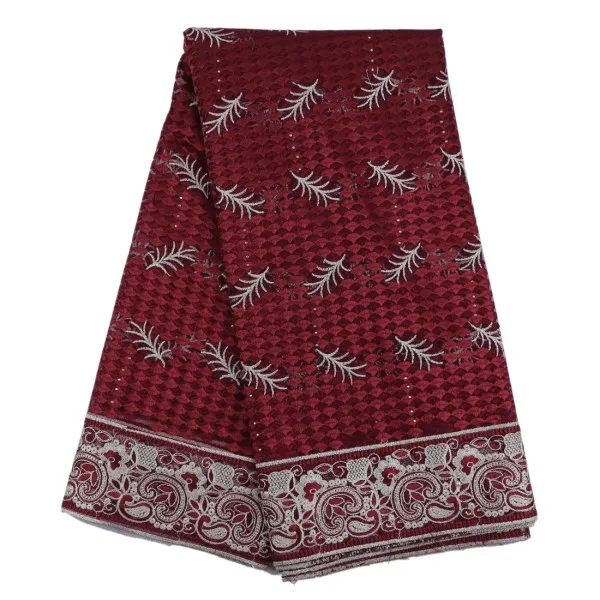 2017 последние Африканский хлопок швейцарский вуаль Кружево Ткань для Partty платье