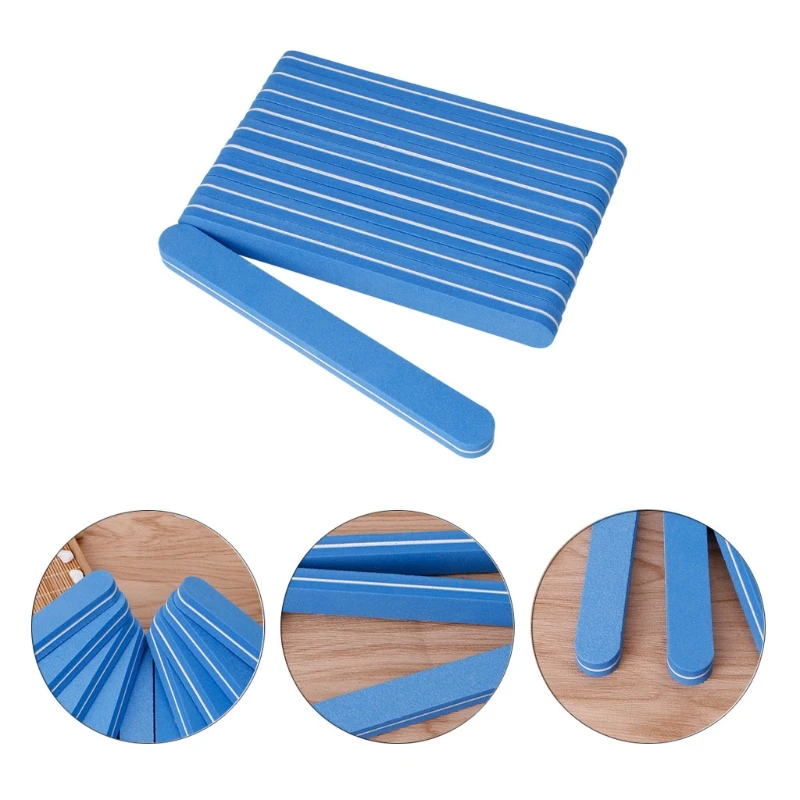 1 шт. двусторонняя Шлифовальная Пилка для маникюра и педикюра 100/180 Грит|nail file