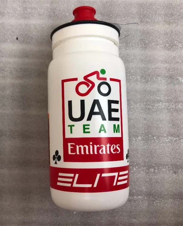 uae Shimano Элитная Пластиковая Бутылка 550 мл велосипедная бутылка для воды походная чашка гаррафа чайник Спортивная бутылка corsa Bicicleta Frasqueira - Цвет: uae