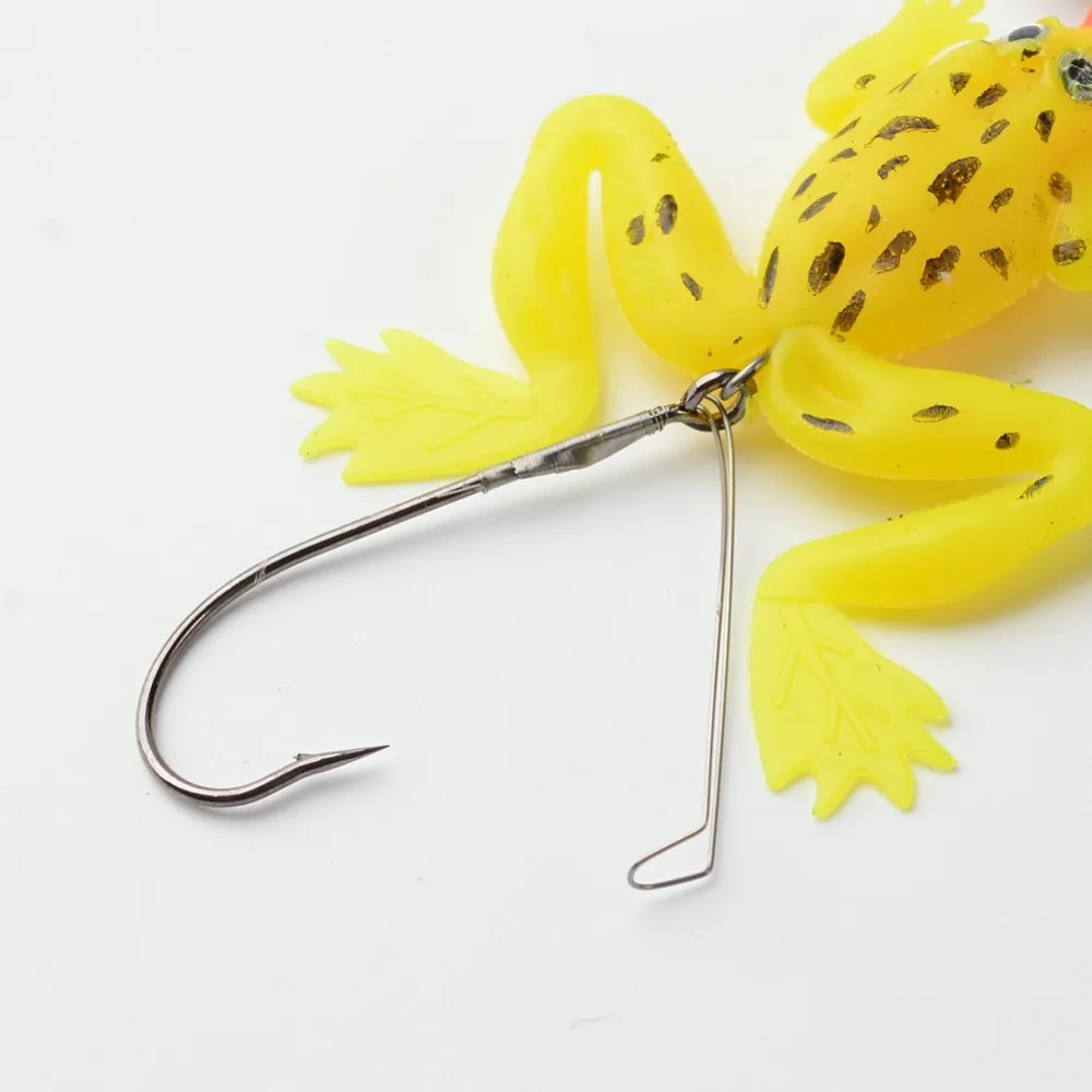 Новинка мягкая рыболовная приманка снасть пластиковая лягушка воблер приманки с