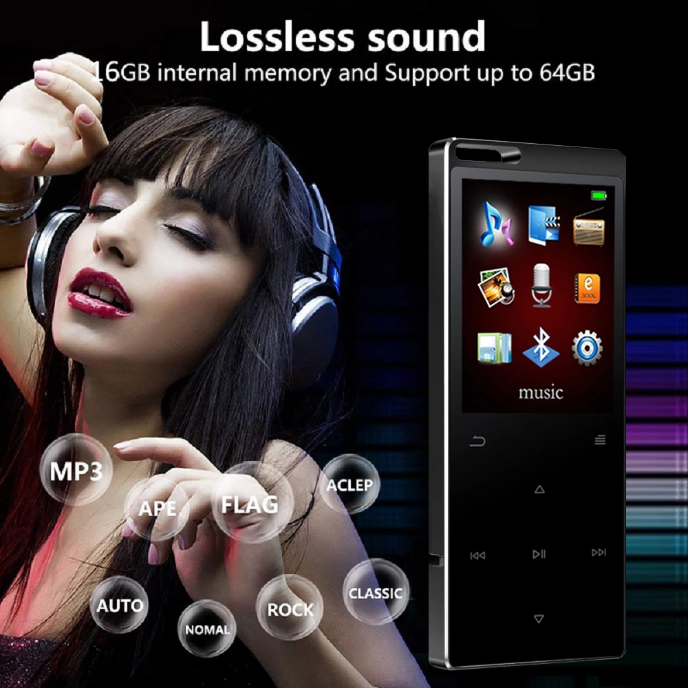 Высококачественный 16 Гб Bluetooth 4 1 HIFI MP3 Muisc плеер с 8 дюймовым цветным экраном без