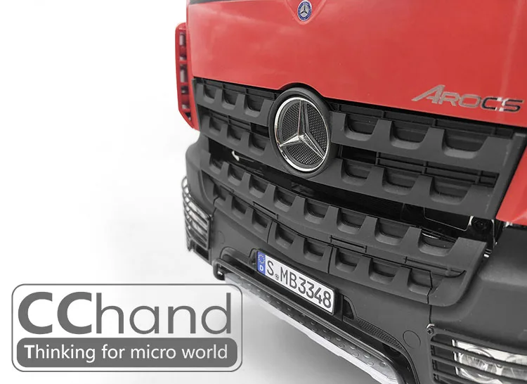 CChand 1/14 BENZ AROCS прицеп грязевая головка светящийся светодиодный логотип +