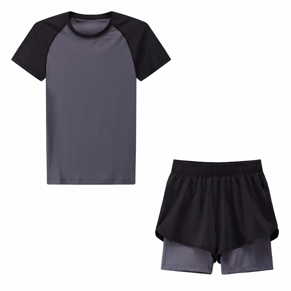 Новинка 2017 года повседневная мужская летний комплект быстро сухой популярный