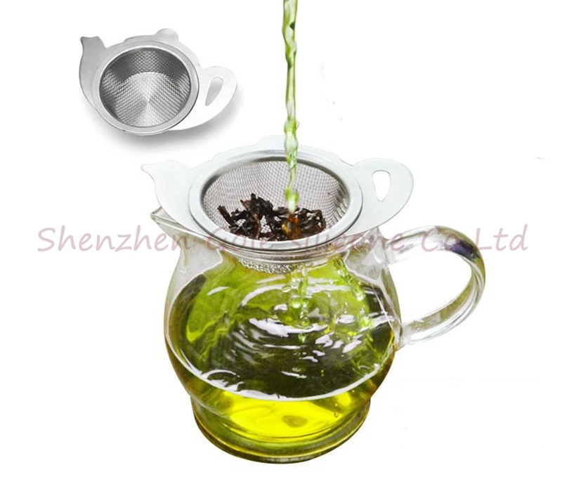 Stainless Steel Tea Strainer with Handle Mesh Infuser Container Holder for Teapot Mugs Cups Loose Brewing Tools 100pcs | Дом и сад