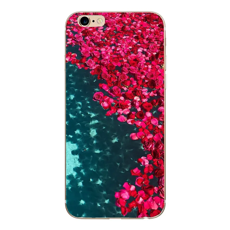 Модный мягкий чехол для телефона из ТПУ iphone 7 8 plus X Цветной специальный 5 5S SE 6 S