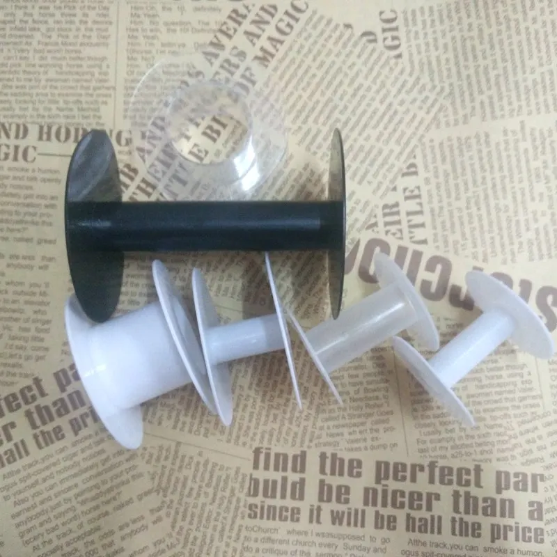 2 шт./лот белые черные прозрачные пластиковые пустые катушки для проводов шпули с