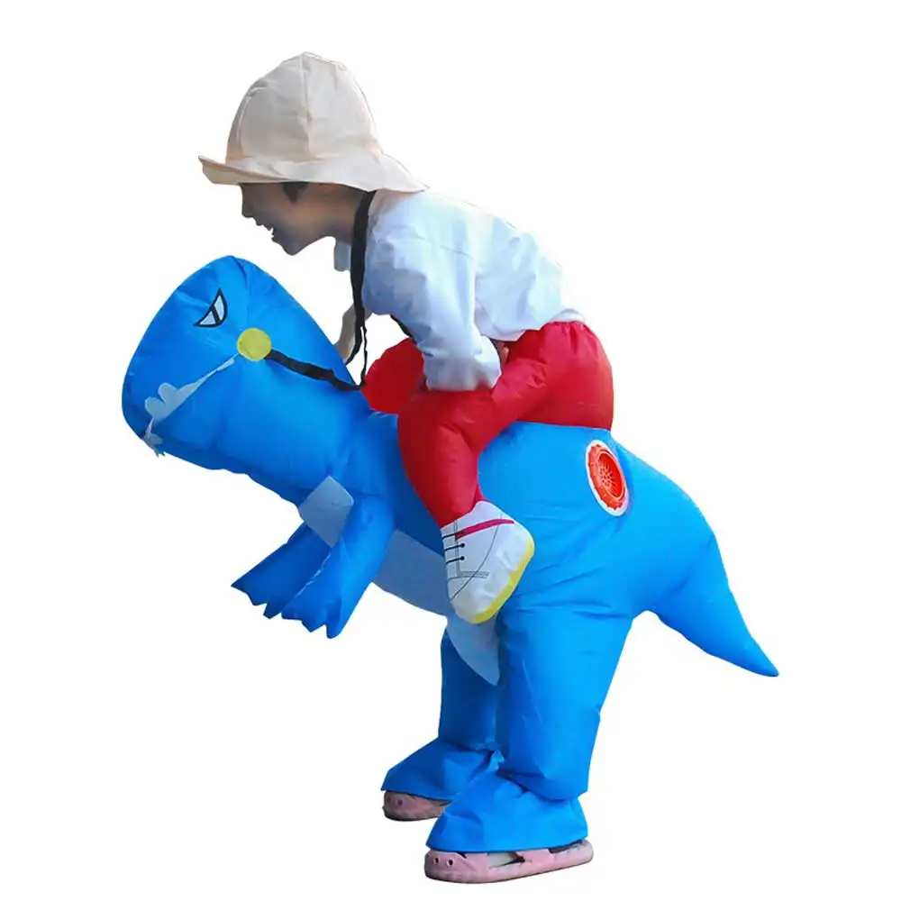 Надувной костюм динозавра для взрослых и детей T Rex ковбойский животного на