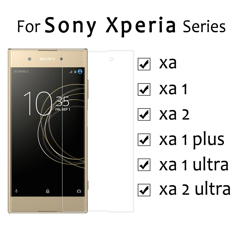 Для Sony Xperia Xa1 закаленное стекло для Xa Защитное Soni Xa2 Plus Ultra 1 2 X A защита экрана 2.5D
