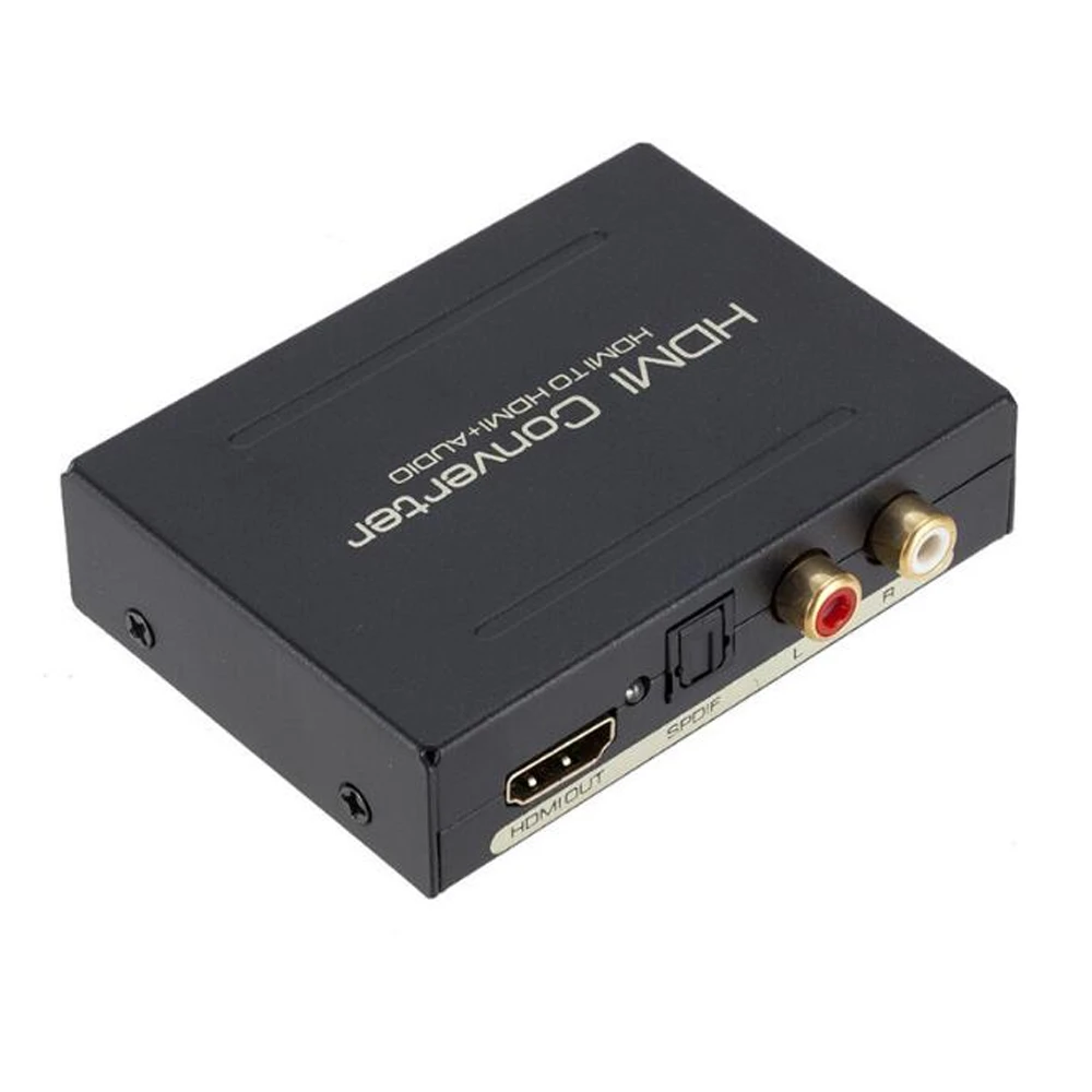 1080P HD HDMI v1.4 аудио экстрактор к 3 5 мм стерео сплиттер оптический SPDIF + RCA L/R конвертер