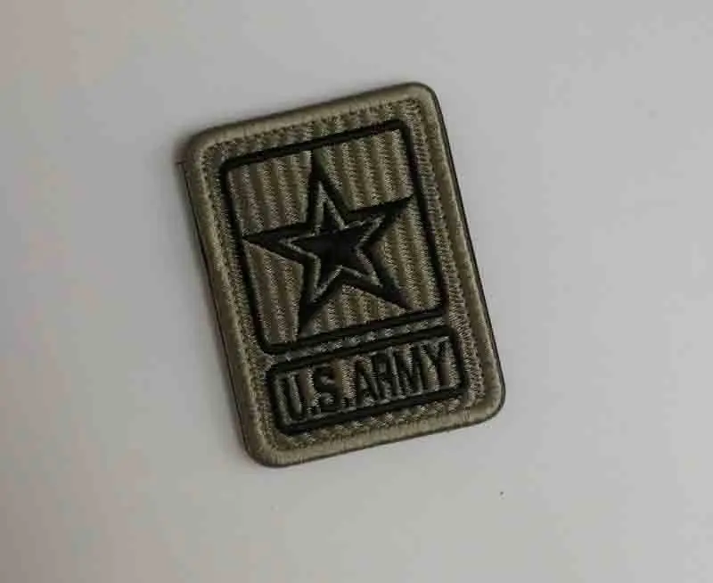 Вышитые американские армейские нашивки тактическая нашивка Военная star hook &amp loop