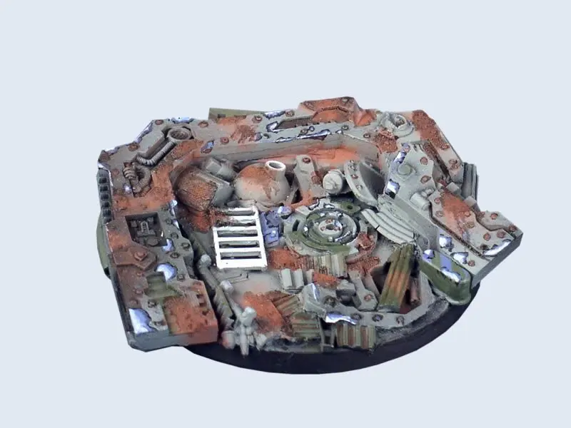 Полимерные миниатюры модели мм 60 фабрики руины аксессуары База Бесплатная