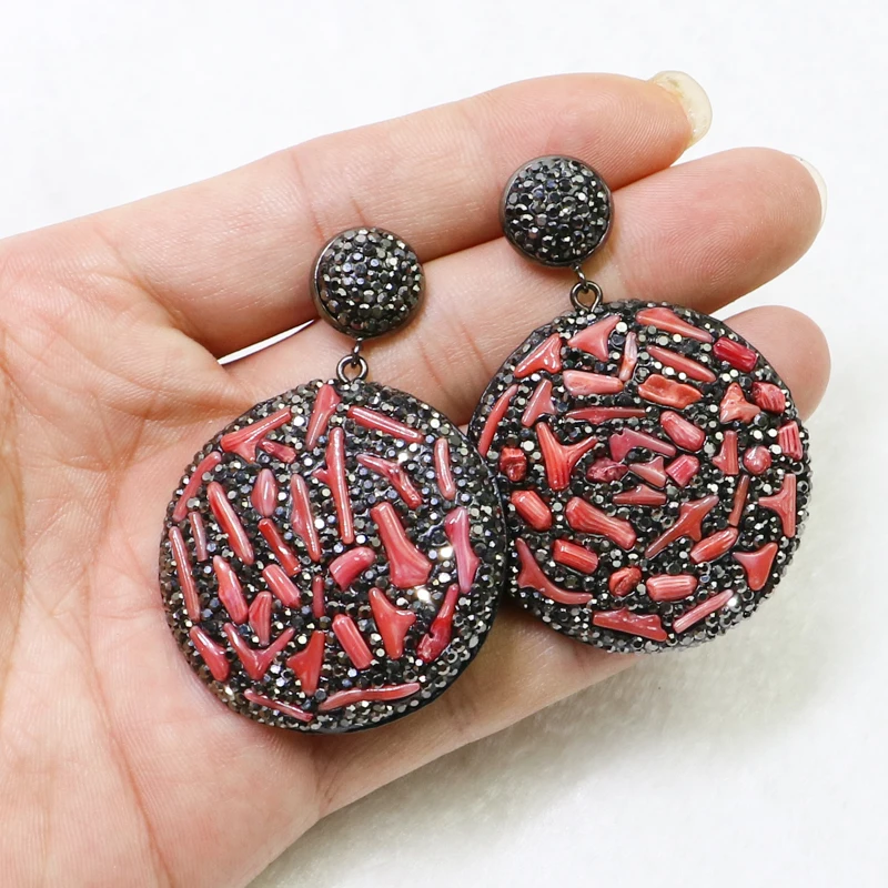 3 пары круглые серьги проложенные Стразы и крошечный камень модные ювелирные