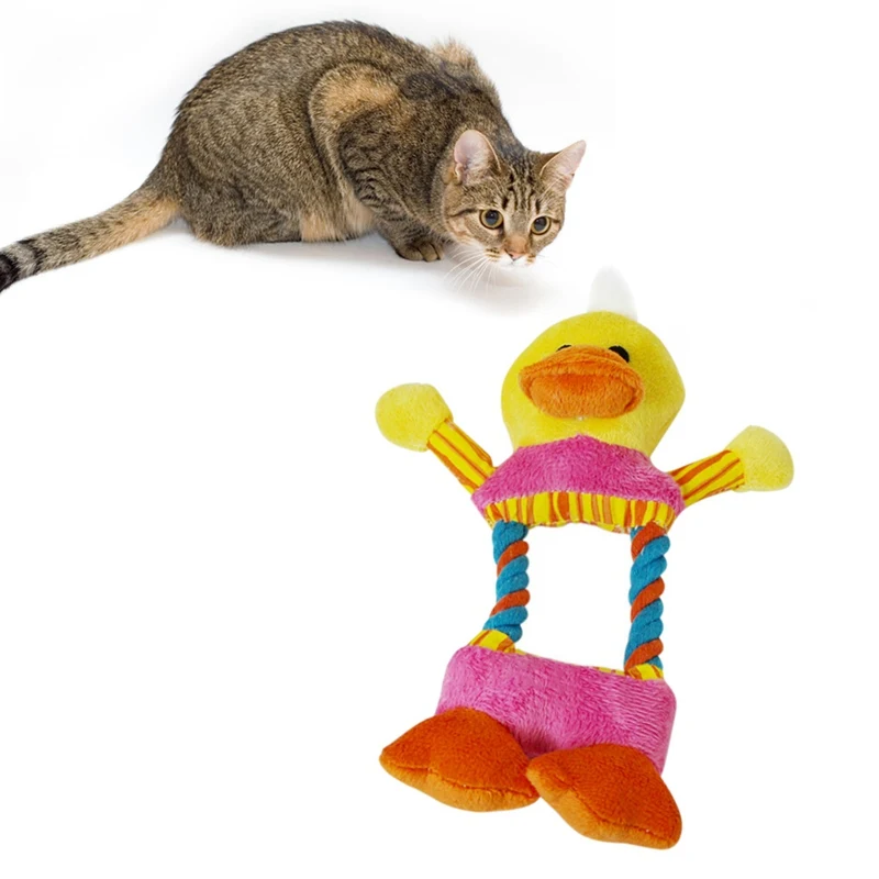 Игрушка пищалка для собак забавная плюшевая ажурная Интерактивная жевательная