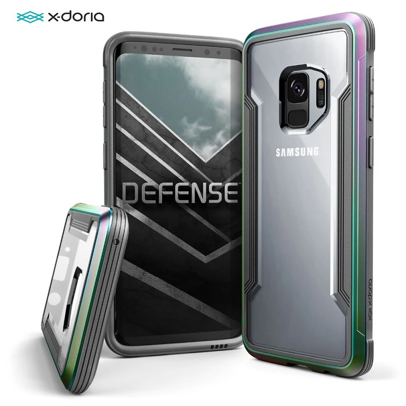 X Doria защитный чехол для Samsung Galaxy S9 Plus в стиле милитари алюминиевый телефона с