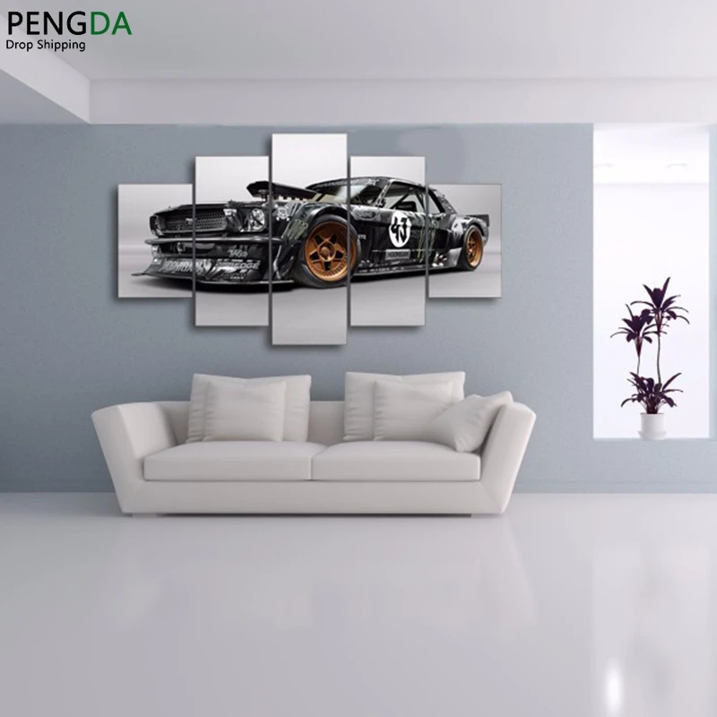 Современный плакат домашний декор рамки настенные картины для Гостиная 5 шт. Ford