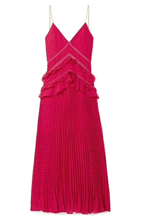 Сексуальное платье Лето 2019 без рукавов с v образным вырезом Модное в горошек на