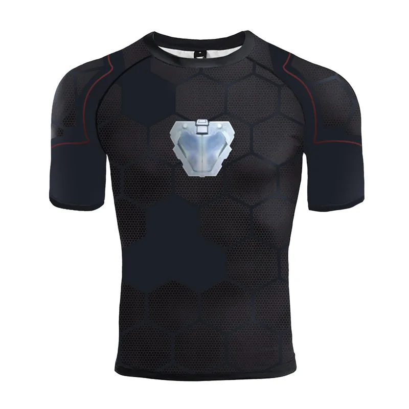T-shirt Coshome Мстители 3 бесконечные войны футболка Железный человек Косплей костюмы Toni Толстовка STARK брюки мужские женские весенние куртки пальто - Цвет: T-shirt