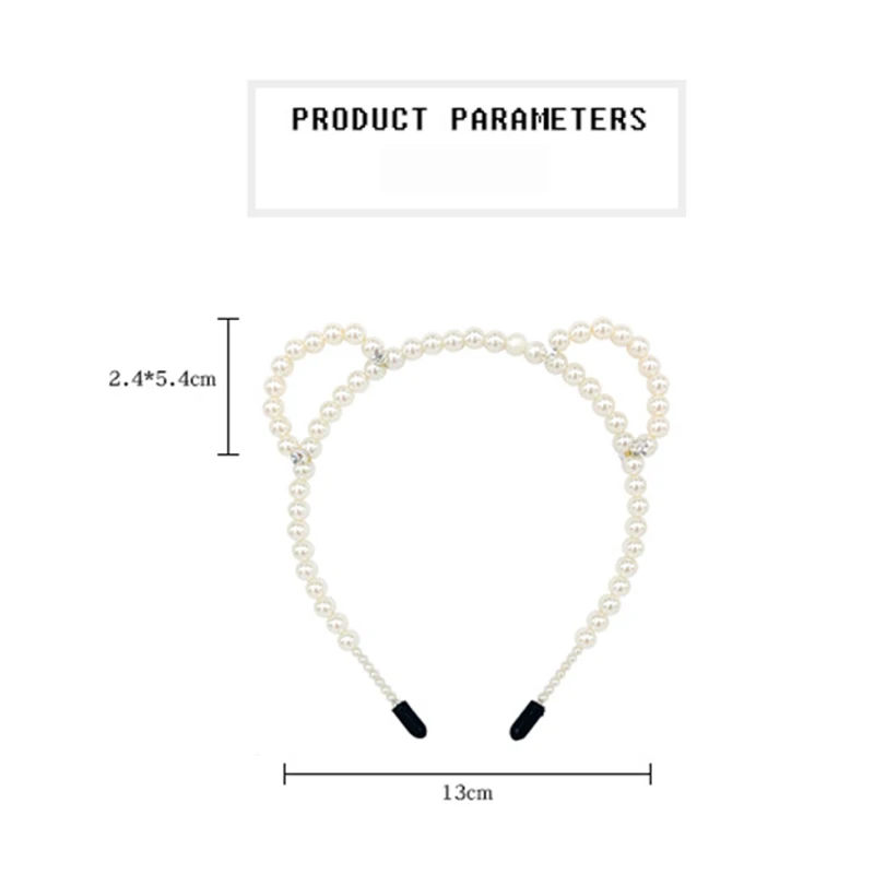 Модная роскошная хрустальная лента для волос женщин Большая Жемчужная Повязка