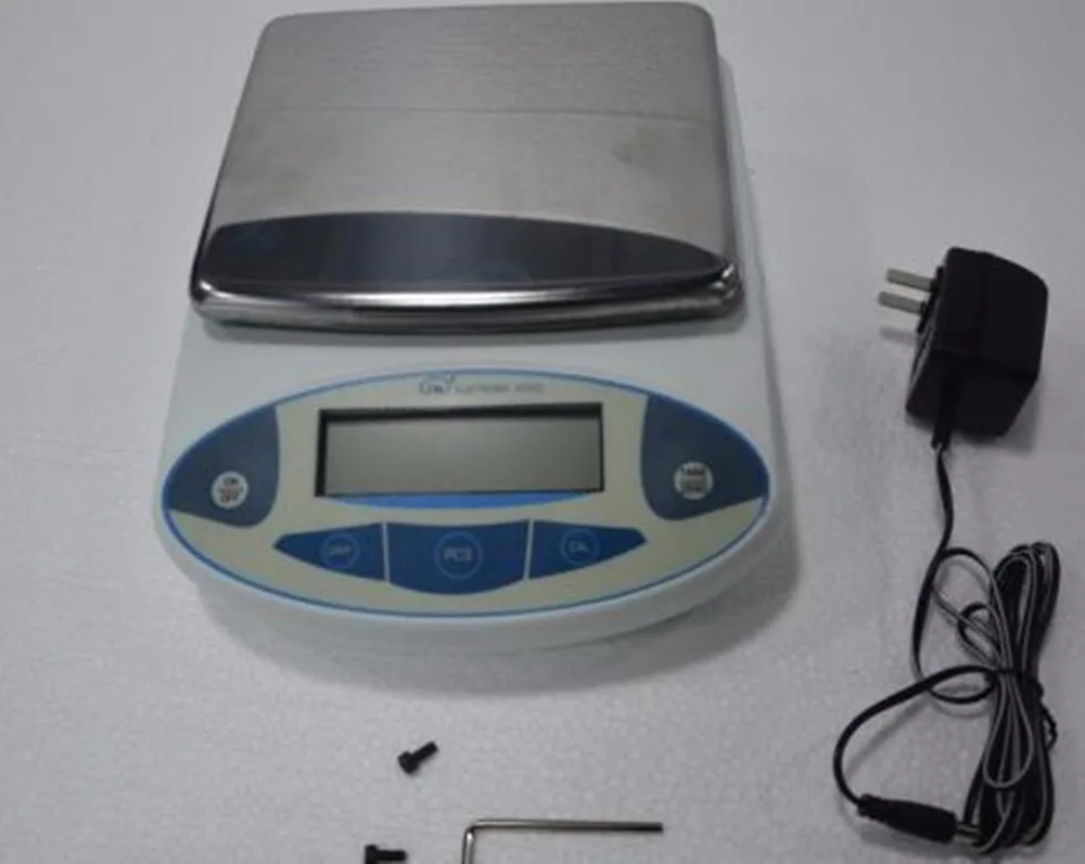 

5kg*0.01g Lab Analytical Digital Balance Scale Jewellery Electronics said, with LCD display weight sensor