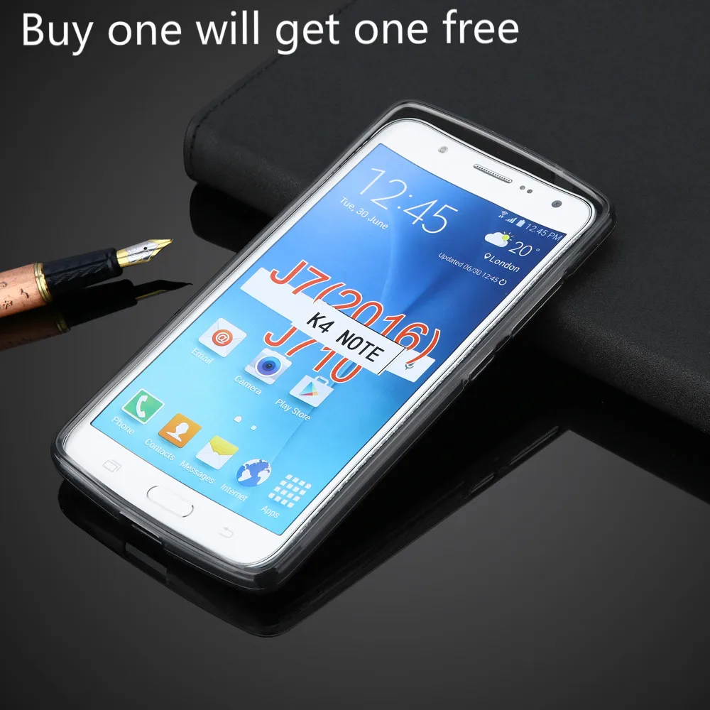 2 шт. для Lenovo vibe k6/K5 Note A7020/K4 K4 A7010 ТПУ прозрачный резиновый матовый защитный чехол
