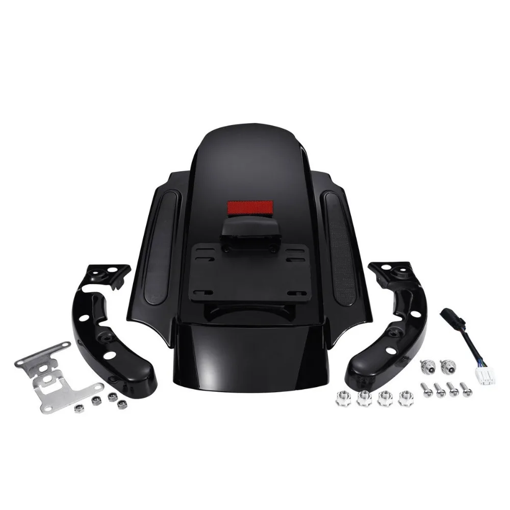CVO стиль заднего крыла системы для Harley Road King Electra Glide классический FLHTC FLHT FLHTCU FLHX FLTRU FLHR 2009-2013 12 дым/Красный