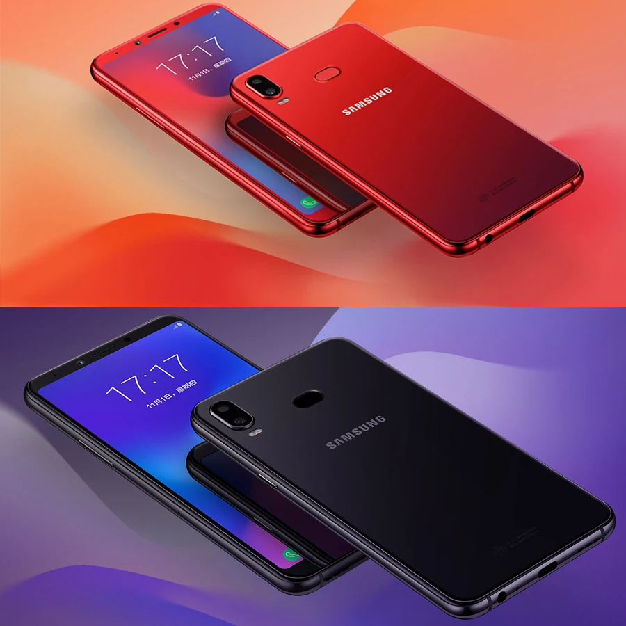 Новый Samsung Galaxy A6s SM G6200 Мобильный телефон 6 0 &quot6 ГБ ОЗУ 64 Гб/128 Гб ПЗУ Восьмиядерный