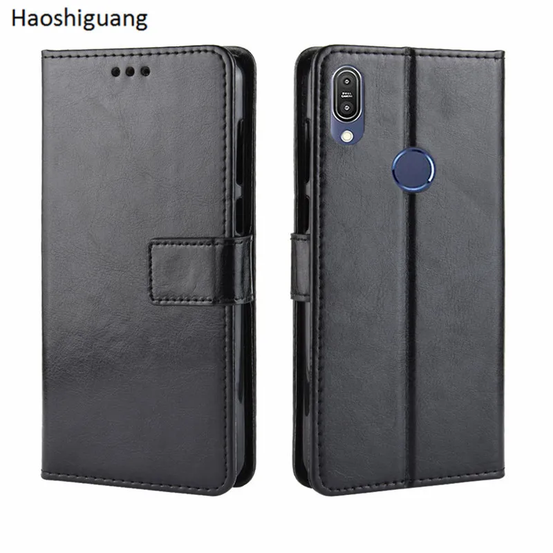 Флип чехол для Asus Zenfone Max Pro M1 ZB602KL Роскошный кошелек из искусственной кожи задняя