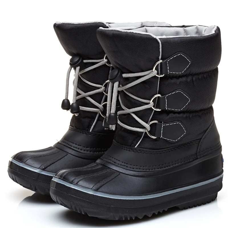 2020 зимние детские плюшевые теплые сапоги для мальчиков и девочек Нескользящие на