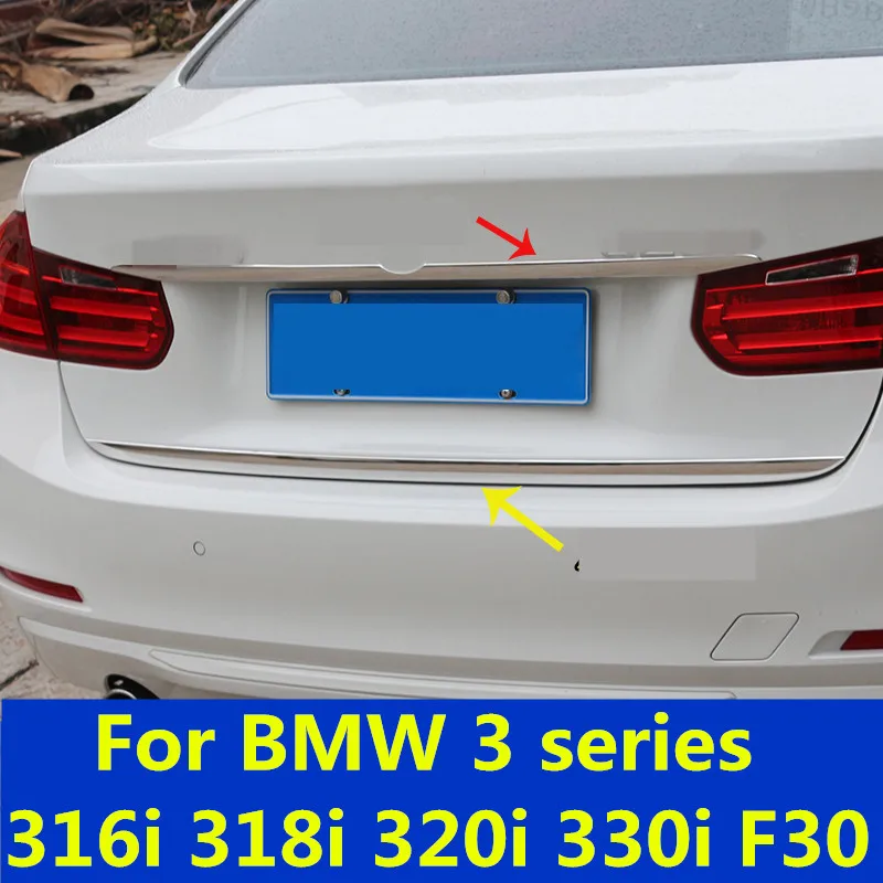 Для BMW 3 серии 316i 318i 320i 330i F30 защитная накладка на багажник задний бампер Защитная