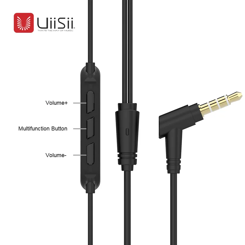 Оригинальный uiisii BA-T8 Гибридный HIFI стерео бас-вкладыши Наушники гарнитуры