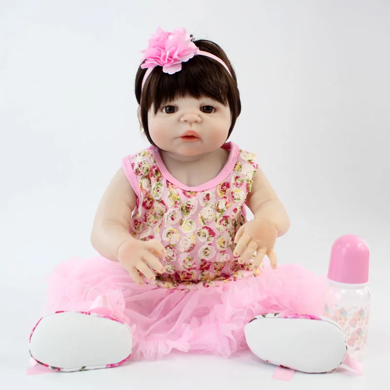Реалистичная силиконовая кукла реборн BZDOLL младенец Водонепроницаемая 22