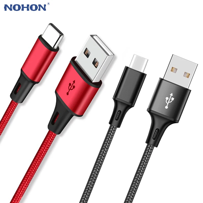 Зарядный кабель USB Type C для Samsung galaxy S9 S8 plus Note 9 Xiaomi mi 8 huawei P20 короткое длинное