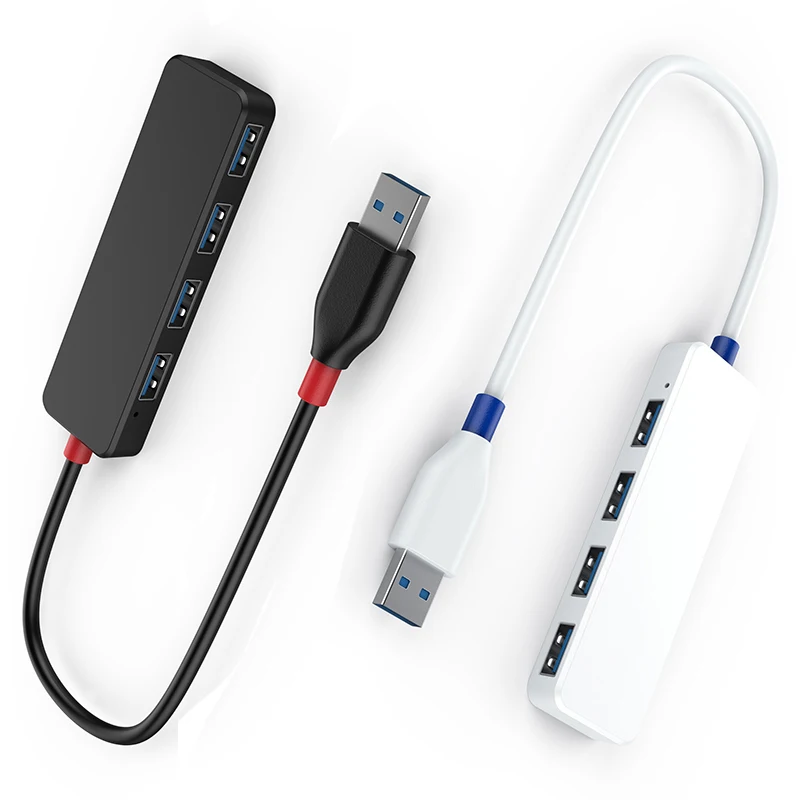 Высокоскоростной концентратор USB 3 0 4 порта 5 Гбит/с тонкий компактный