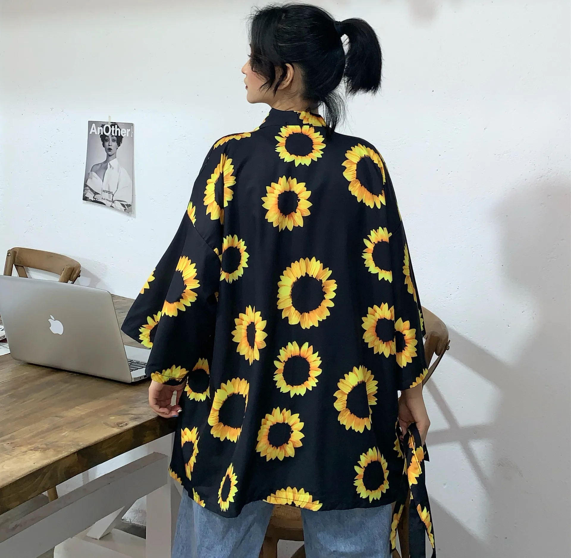 Традиционное японское кимоно кардиган obi yukata женские традиционные японские