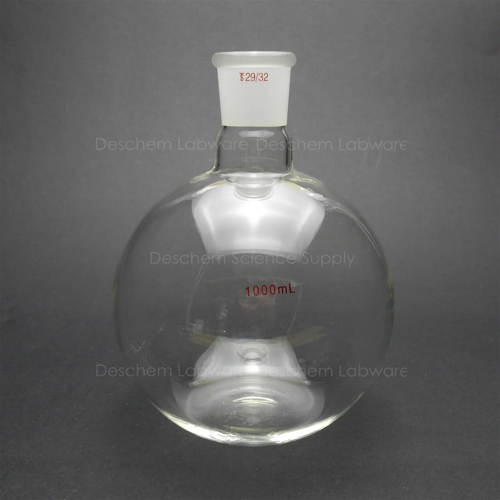 1000 мл 29/32 Sigle Neck стеклянная колба с плоским дном 1 1L лабораторное кипячение Bottle|bottle