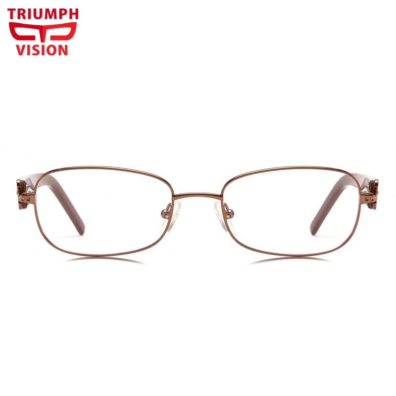 TRIUMPH VISION Роскошные Алмазные очки по рецепту женские с украшением прогрессивные