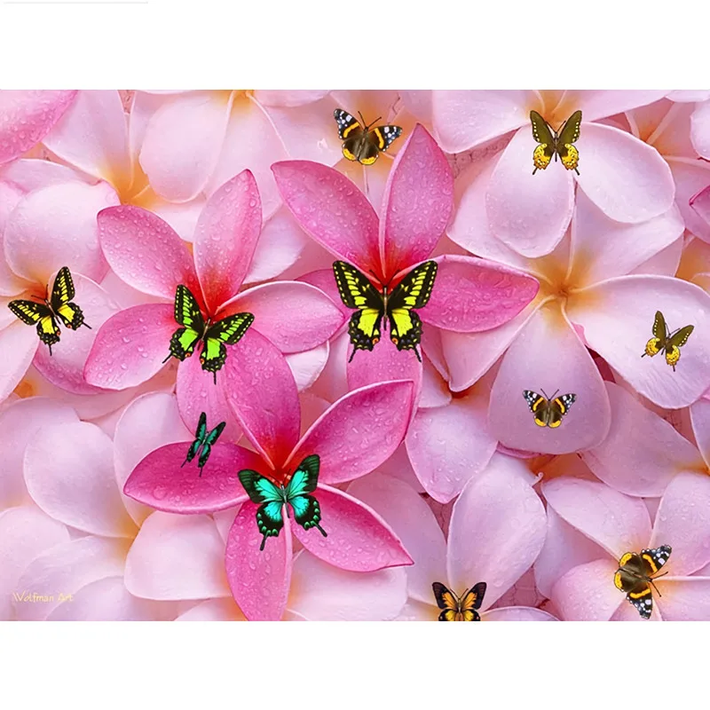 

5D DIY Diamond painting butterfly in flowers Full square/Round Diamond embroidery Cross Stitch Rhinestone Mosaic decor NX