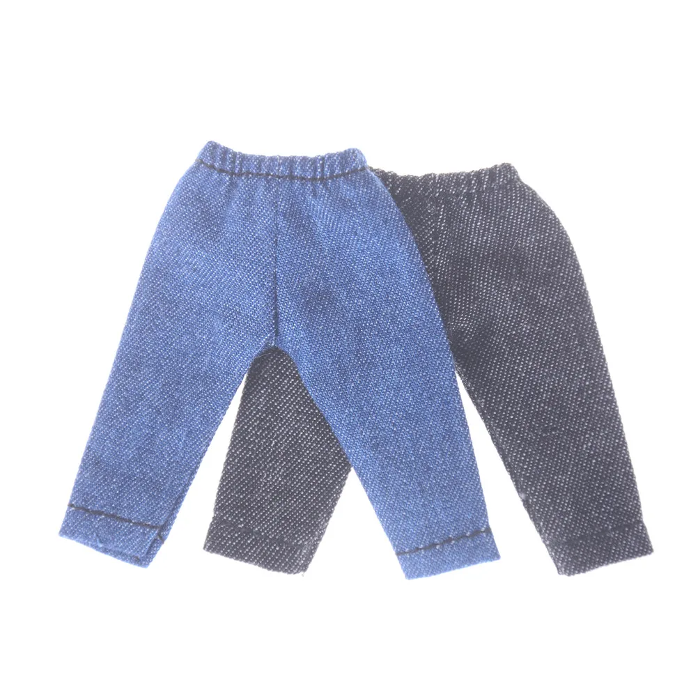 2 цвета Кукла джинсы брюки модные куклы леггинсы для Obitsu11 OB11 1/12 BJD одежда