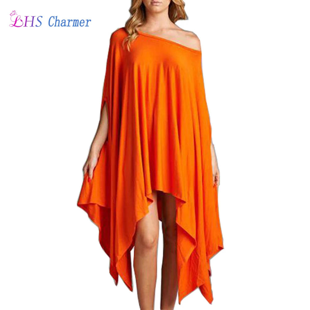 2017 XXL ПЛЮС РАЗМЕР 4 Цвет Повязки Dress Bodycon Нерегулярные плащ Рукав Летучая Мышь Жира