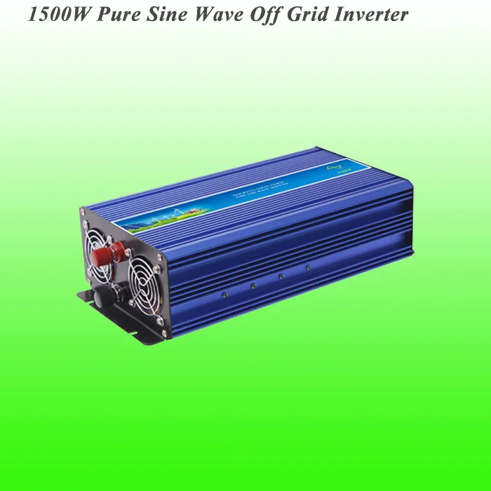 1500 Вт решетки чистая синусоида инвертор с DC12V/24 V/48 V вход генератора ветра 3 года