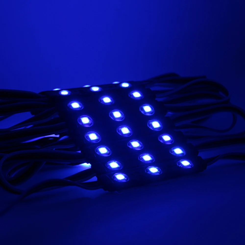Светодиодный модуль SMD 5050 20 шт. 3 светодиода RGB 12 в пост. Тока декоративные лампы