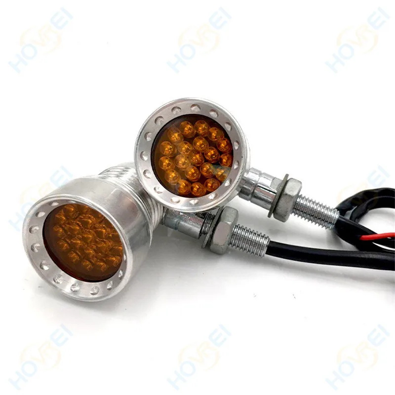 Мотоцикл ретро 20 LED Bullet указатель поворота Стоп сигнал для Harley Cafe Racer Cruiser Chopper Yamaha