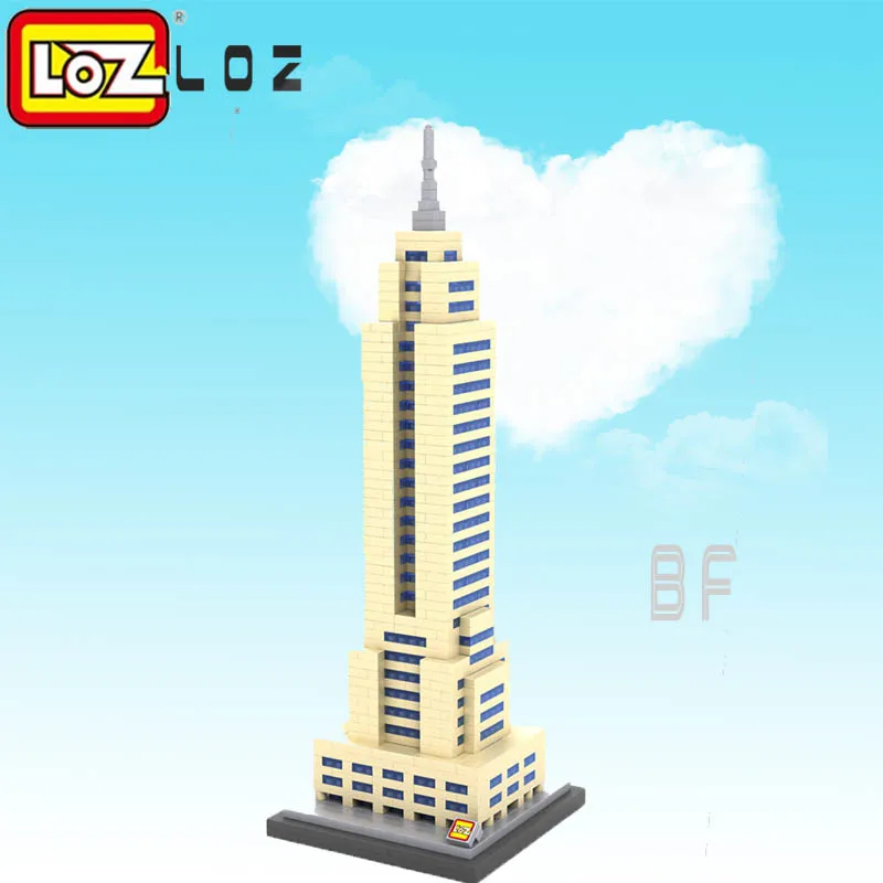 LOZ Empire State строительные блоки игрушки Всемирно известная архитектура мини