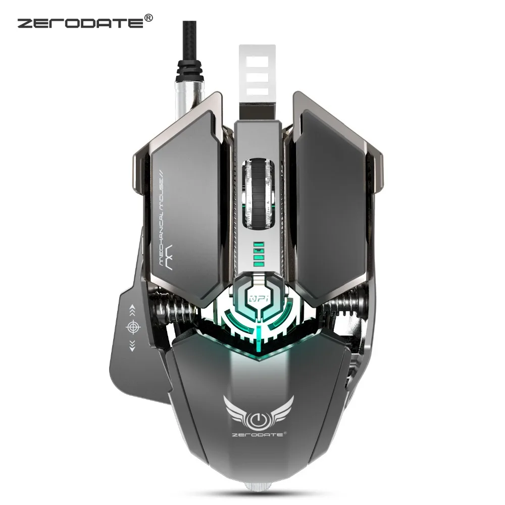 Zerodate LD-MS500 машины игры Мышь десять ключевых макропрограммирование PUBG автоматический пресс пистолет электрическая мышь Регулируемый 4000