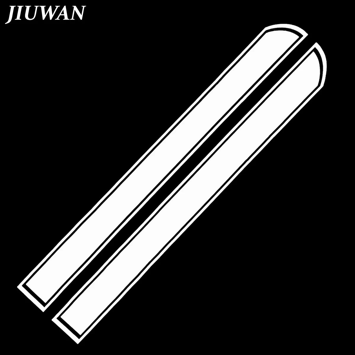 JIUWAN 130*25 см 1 пара автомобиля Стайлинг двигателя наклейка капота набор авто