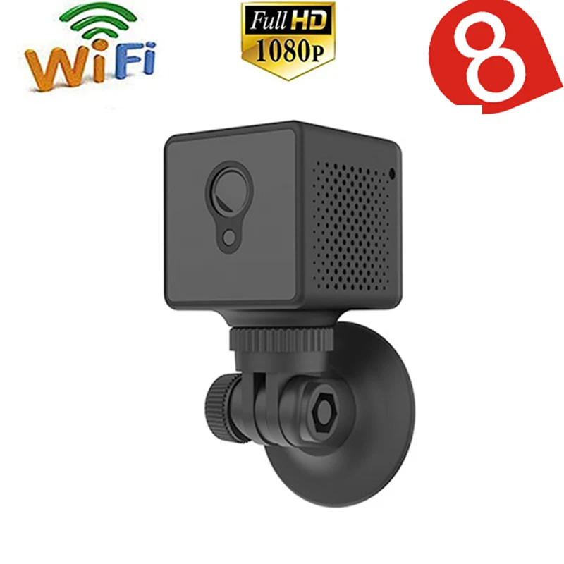 S8 Мини ИК видеокамера p2p wifi камера HD 1080P микро беспроводной DVR инфракрасное ночное