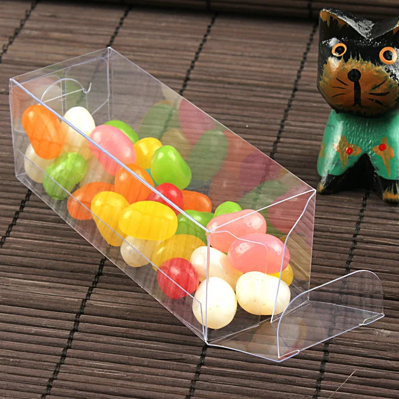 20 шт. большая прозрачная водонепроницаемая ПВХ-коробка с подвесным отверстием