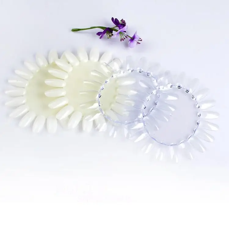 

10pcs x 20colors Clear Color Nail Art Display Board Nail Tips Display Wheel Nail Polish Display High Quality